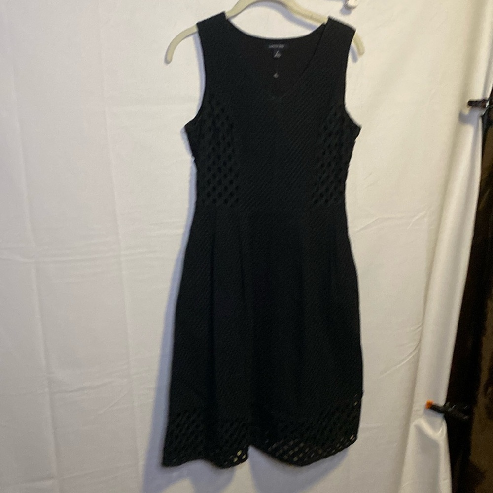 Lands end black dress